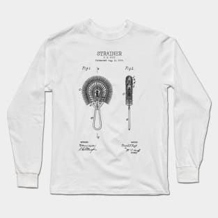 STRAINER patent Long Sleeve T-Shirt